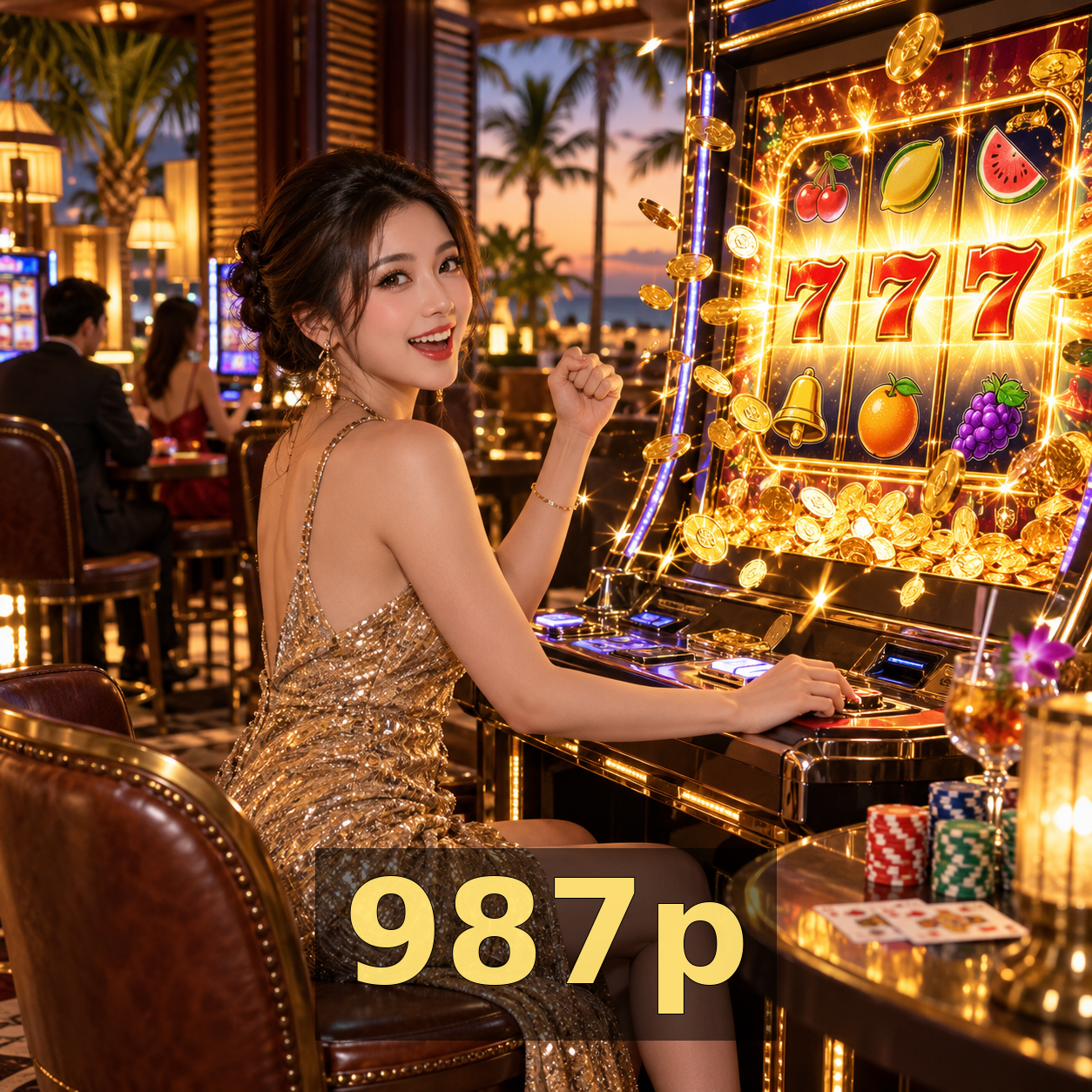 Variedade de jogos disponíveis na plataforma 987p